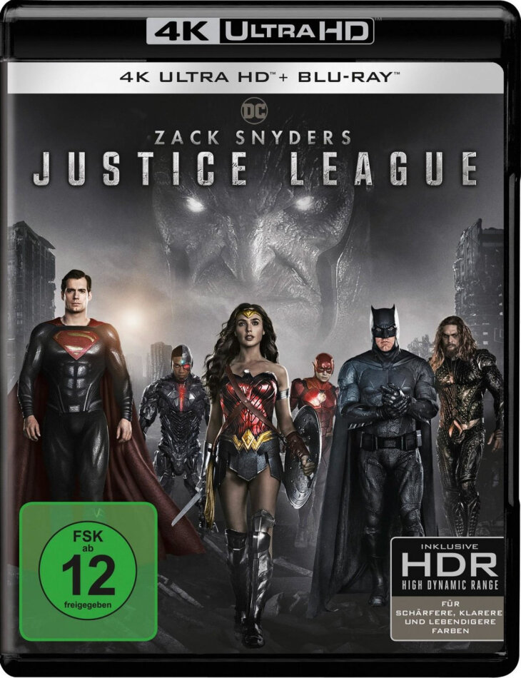Zack Snyder's Justice League (2021) 2 4K Ultra HDs + 2 Blu-rays