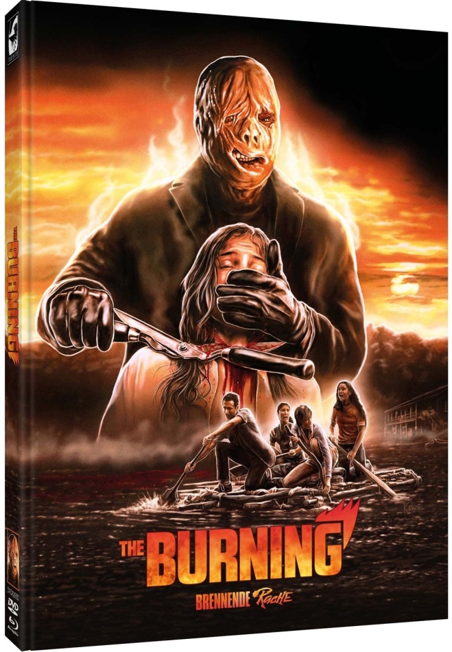 The Burning - Brennende Rache (1981) Cover D, Limited Edition, Mediabook, Blu-ray + DVD