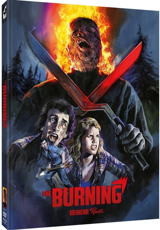 The Burning - Brennende Rache (1981) Cover E, Limited Edition, Mediabook, Blu-ray + DVD