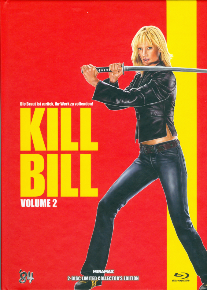 Kill Bill - Vol. 2 (2004) Cover E, Collector's Edition Limitata, Mediabook, Uncut, Blu-ray + DVD