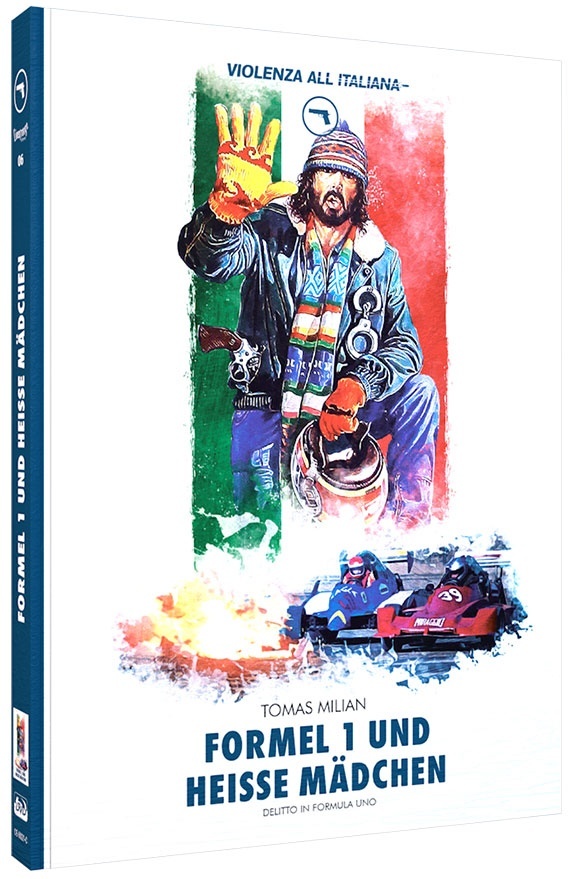 Formel 1 und heisse Mädchen (1984) Violenza All'Italiana Collection, Cover C, Limited Edition, Mediabook, Blu-ray + DVD
