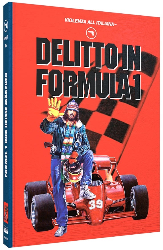 Delitto in Formula 1 (1984) Violenza All'Italiana Collection, Cover D, Limited Edition, Mediabook, Blu-ray + DVD