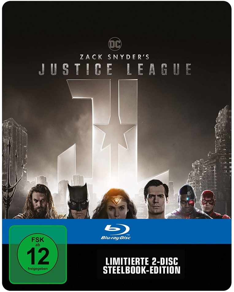 Zack Snyder's Justice League (2021) Edizione Limitata, Steelbook, 2 Blu-ray