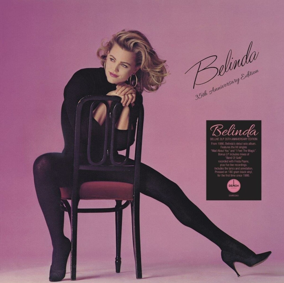 Belinda Carlisle - Belinda 2021 Reissue, Demon Records, 35th Anniversary Edition, 2 LPs