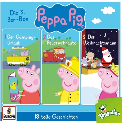 Peppa Pig H&ouml;rspiele - 03/3er Box (Folgen 7, 8, 9) (3 CDs)