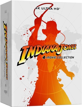 Indiana Jones - L'int&eacute;grale des 4 films (&Eacute;dition Limit&eacute;e, Steelbook, 4 4K Ultra HDs + 5 Blu-ray)