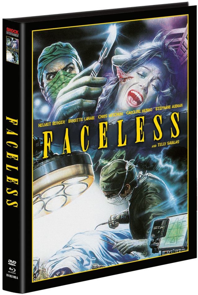 Faceless (1988) Wattiert, Edizione Limitata, Mediabook, Uncut, Blu-ray + DVD