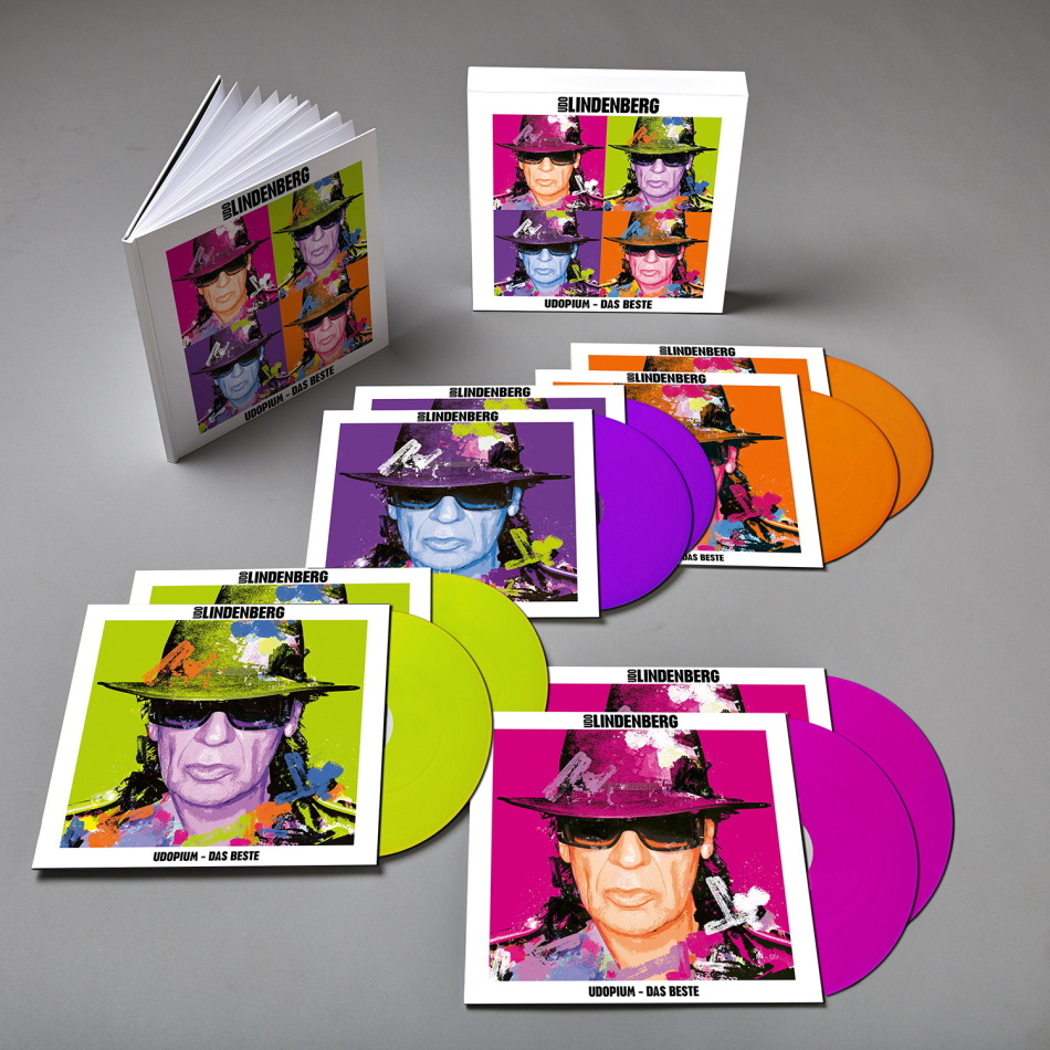 Udo Lindenberg - UDOPIUM-Das Beste Strictly Limited, Deluxe Vinyl Box Set, Colored, 8 LP