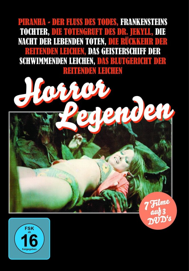 Horror Legenden - 7 Filme 3 DVDs