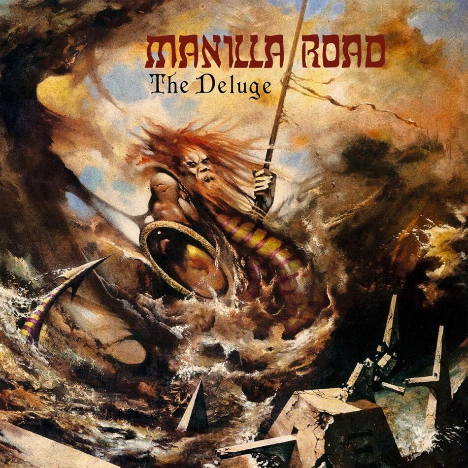 Manilla Road - The Deluge 2021 Reissue, High Roller Records, Orange/Blue Splatter Vinyl, LP