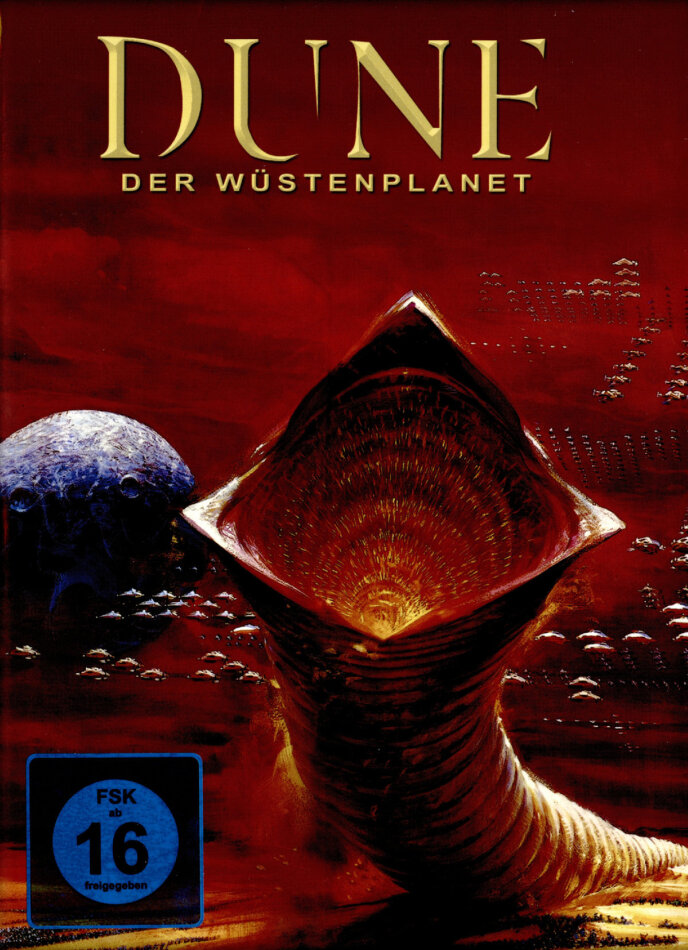 Dune - Der Wüstenplanet (1984) Red Cover, Édition Limitée, Mediabook, Blu-ray 3D (+2D) + CD
