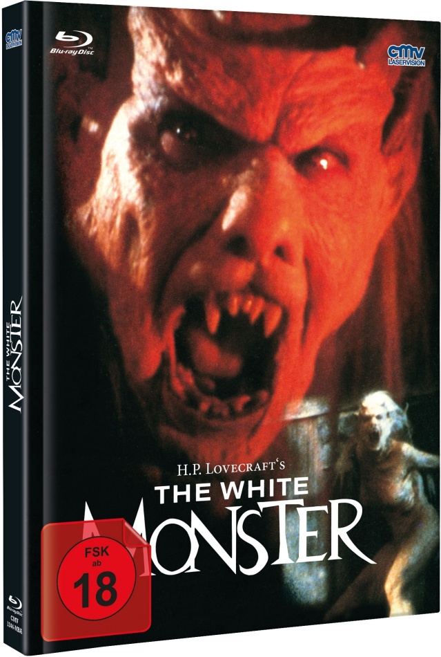 The White Monster (1988) Cover A, Limited Edition, Mediabook, Blu-ray + DVD