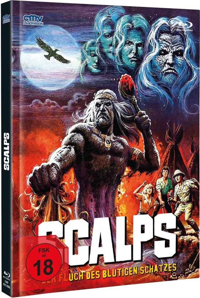 Scalps (1983) Cover A, Edizione Limitata, Mediabook, Blu-ray + DVD