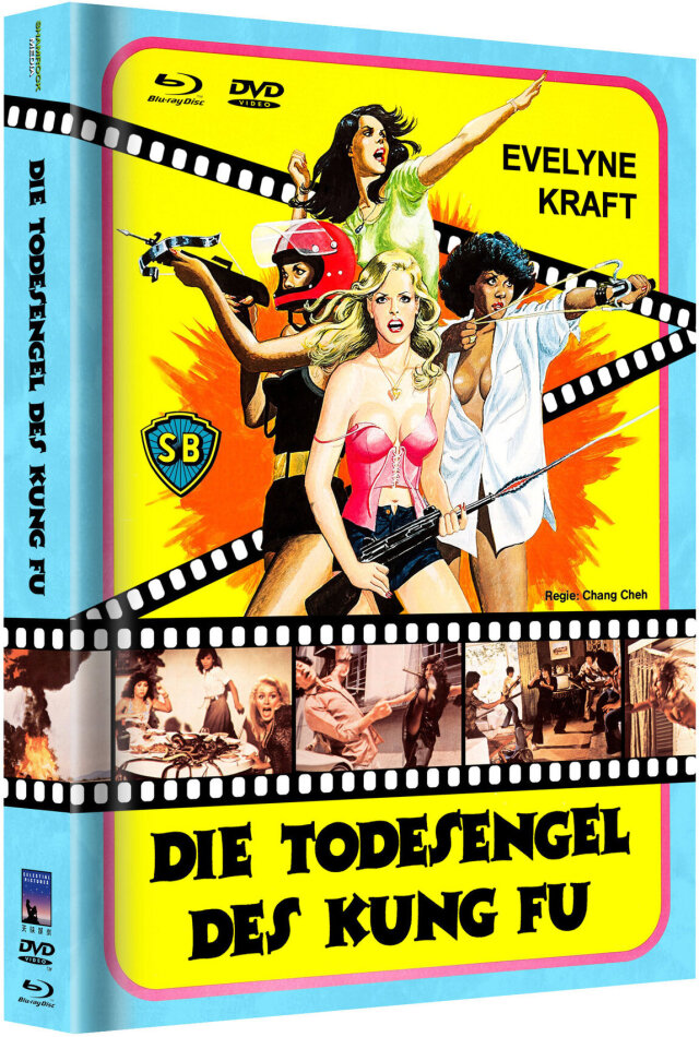 Die Todesengel des Kung Fu (1977) Cover A, Limited Edition, Mediabook, Blu-ray + DVD
