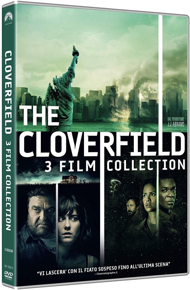 Cloverfield Trilogia 3 Movie Collection, Riedizione, 3 DVD