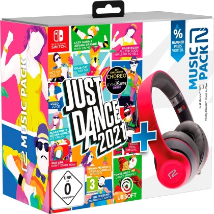 ready2gaming Nintendo Switch Just Dance 2021 & ready2music Rival - pink