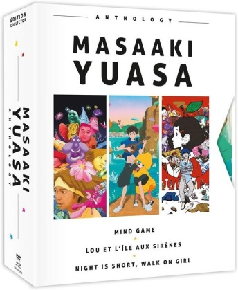 Masaaki Yuasa Anthology - Mind Game / Lou et l'île aux sirènes / Night is short, walk on girl (Collector's Edition, 3 Blu-rays + DVD)