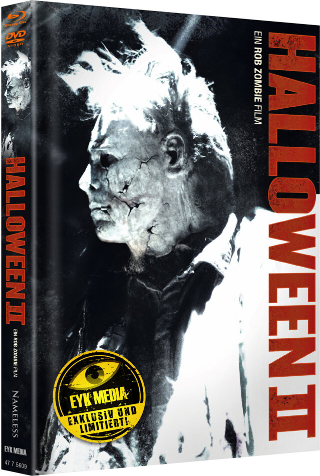 Halloween 2 (2009) Cover G, Limited Edition, Mediabook, Blu-ray + DVD