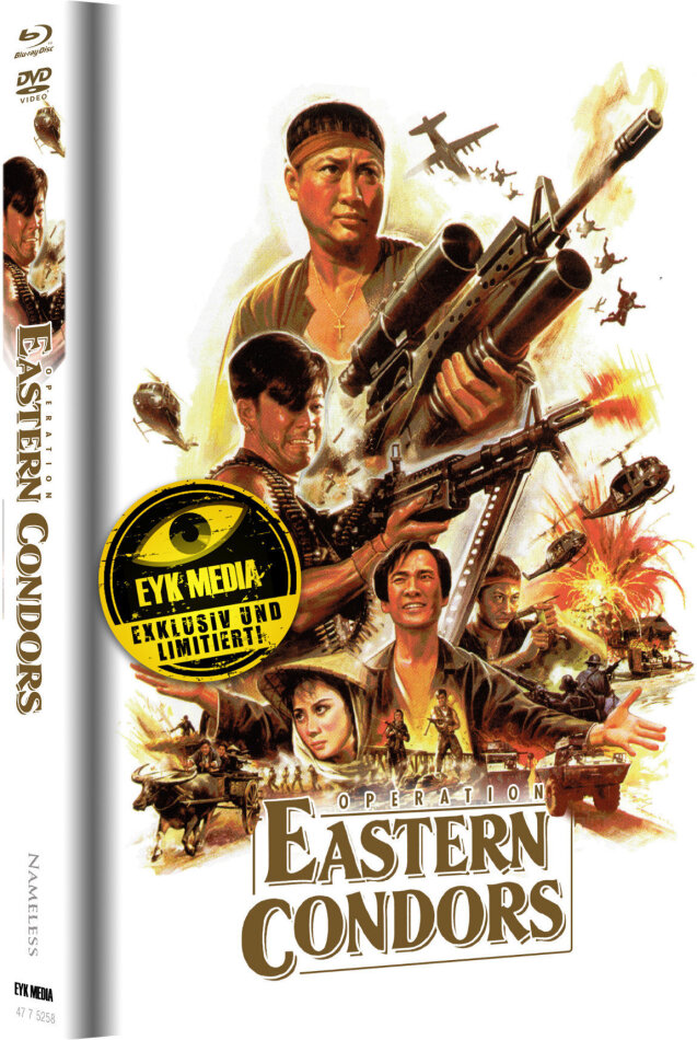 Operation Eastern Condors (1987) Cover D, Édition Limitée, Mediabook, 2 Blu-ray + 2 DVD