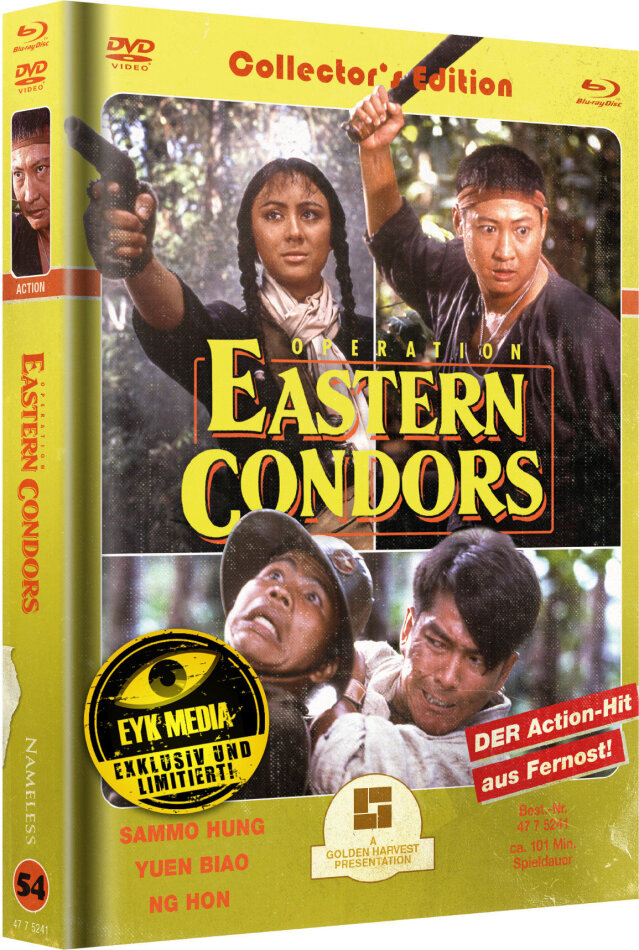 Operation Eastern Condors (1987) Cover C, Limited Edition, Mediabook, 2 Blu-rays + 2 DVDs