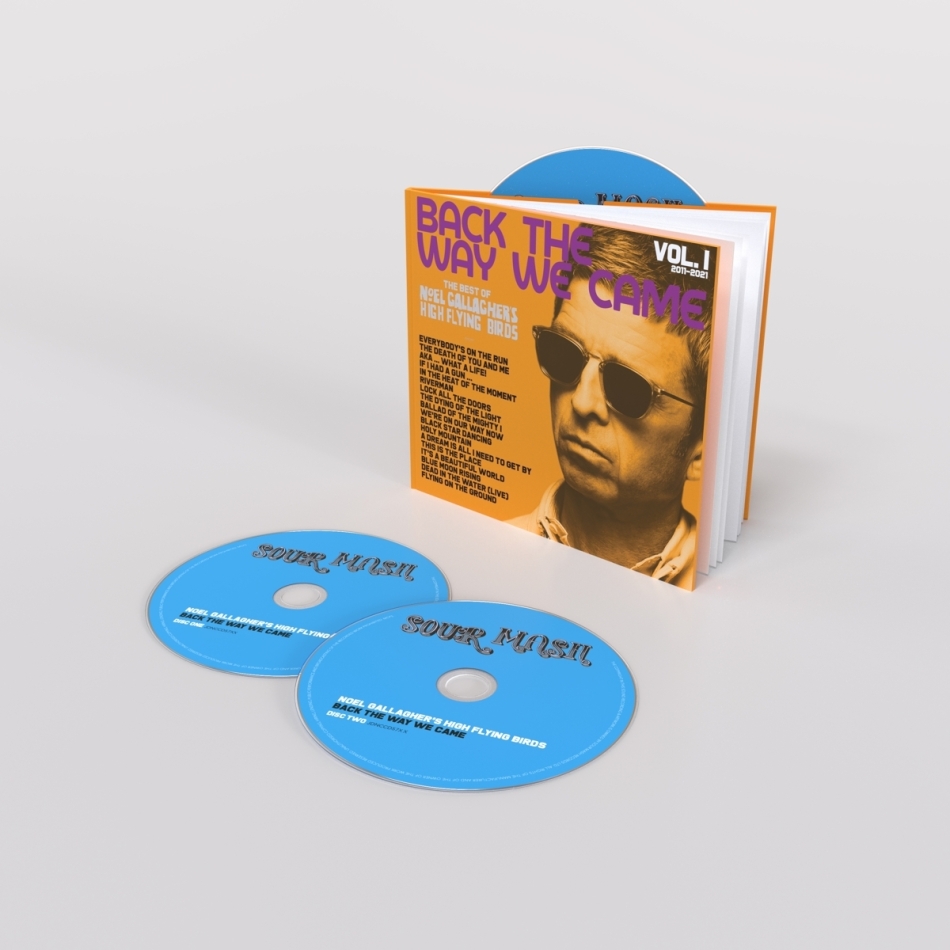 Noel Gallagher (Oasis) & High Flying Birds - Back The Way We Came: Vol.1 (2011-2021) Hard Back Book, 3 CDs