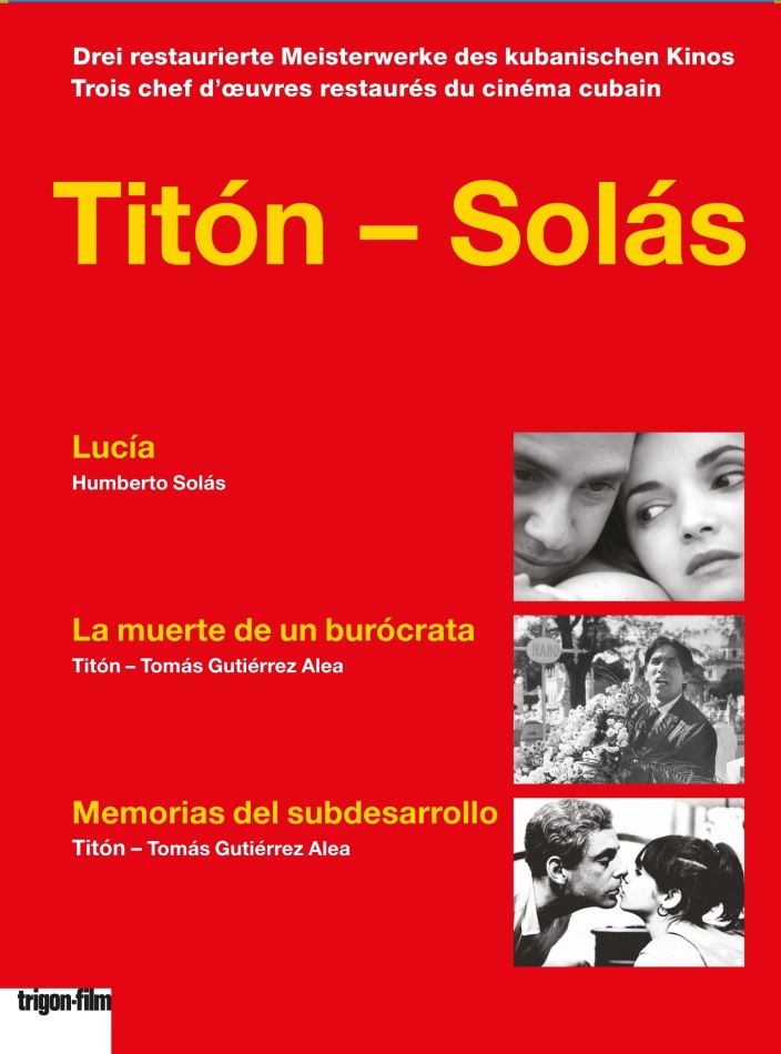 Titón - Solás - Lucía / La muerte de un burócrata / Memorias del subdesarrollo Trigon-Film, Version Restaurée, 3 DVD