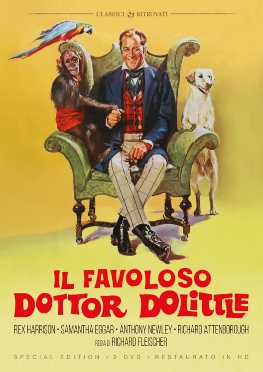 Il favoloso dottor Dolittle (1967) Classici Ritrovati, restaurato in HD, Special Edition, 2 DVDs