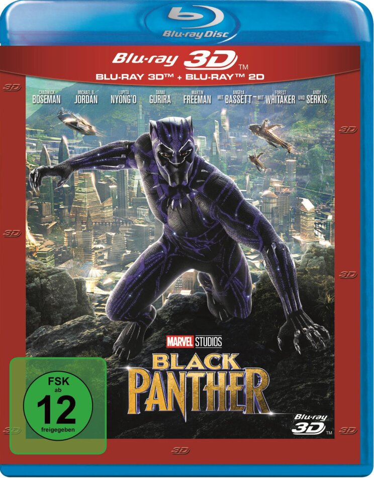 Black Panther (2018) Blu-ray 3D + Blu-ray
