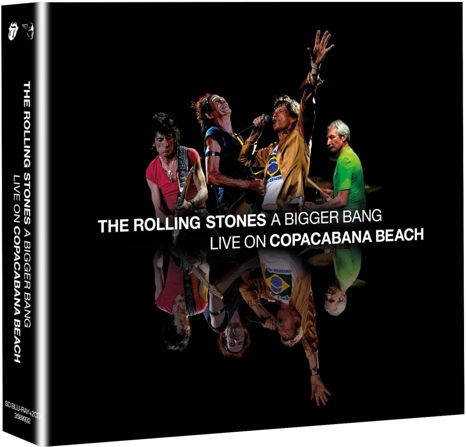 The Rolling Stones - A Bigger Bang - Live on Copacabana Beach Remixed, Digipack, Remastered, Restored, Blu-ray + 2 CDs