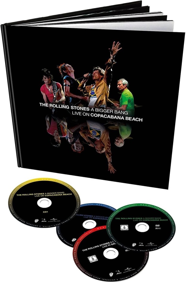 The Rolling Stones - A Bigger Bang - Live on Copacabana Beach Earbook, Remixed, Limited Deluxe Edition, Remastered, Restored, 2 DVDs + 2 CDs