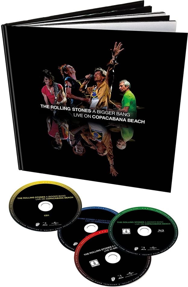 The Rolling Stones - A Bigger Bang - Live on Copacabana Beach Earbook, Remixed, Limited Deluxe Edition, Remastered, Restored, 2 Blu-rays + 2 CDs