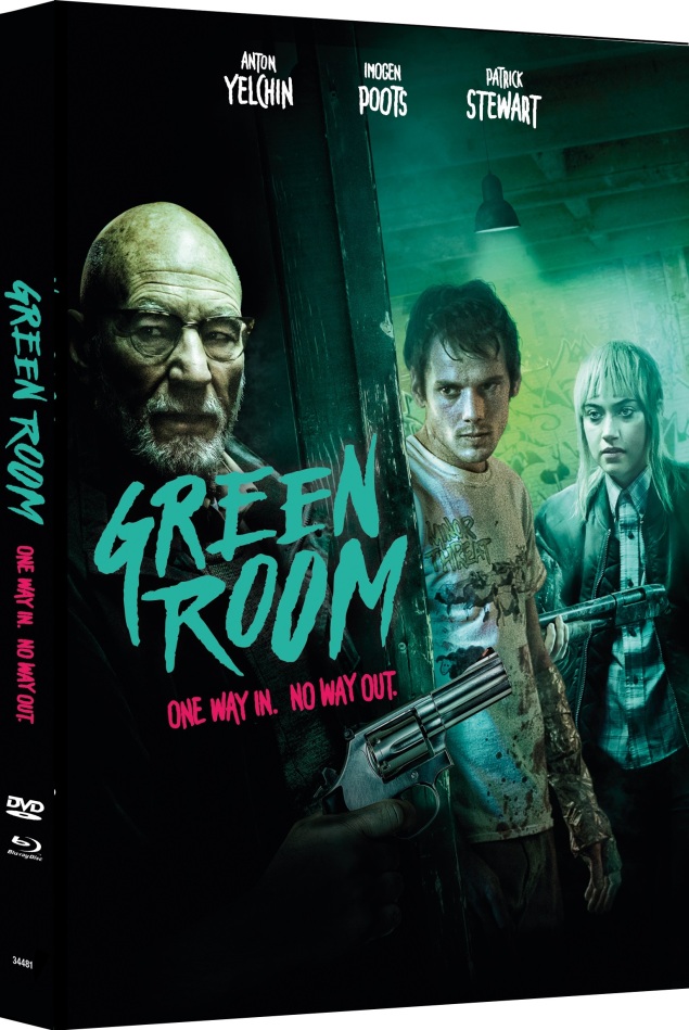Green Room (2015) Cover C, Edizione Limitata, Mediabook, Blu-ray + DVD