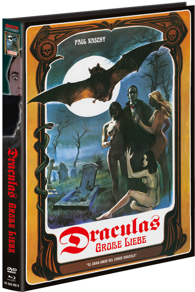Draculas grosse Liebe (1973) Cover B, Edizione Limitata, Mediabook, Blu-ray + DVD