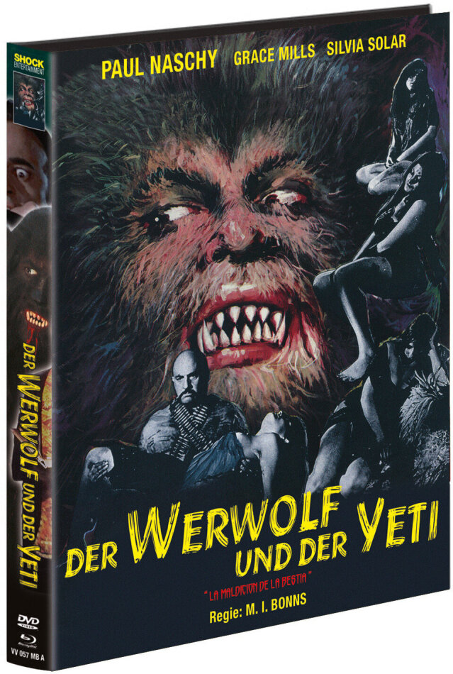 Der Werwolf und der Yeti (1975) Cover A, Edizione Limitata, Mediabook, Blu-ray + DVD