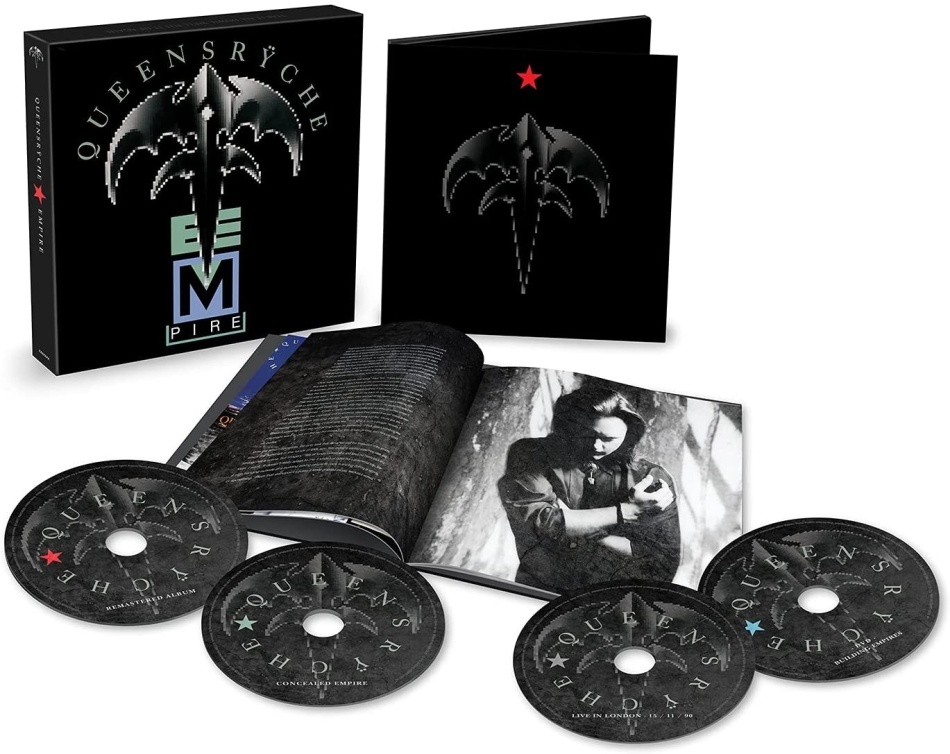 Queensryche - Empire 2021 Reissue, Boxset, Capitol Records, 3 CD + DVD