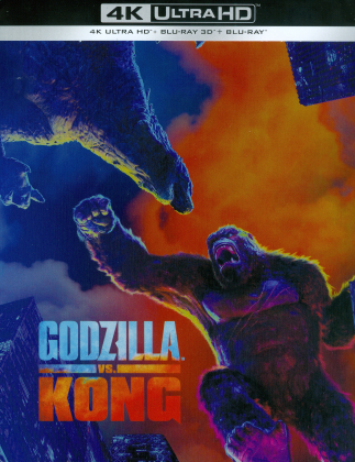 Godzilla vs. Kong (2021) (&Eacute;dition Limit&eacute;e, Steelbook, 4K Ultra HD + Blu-ray 3D + Blu-ray)