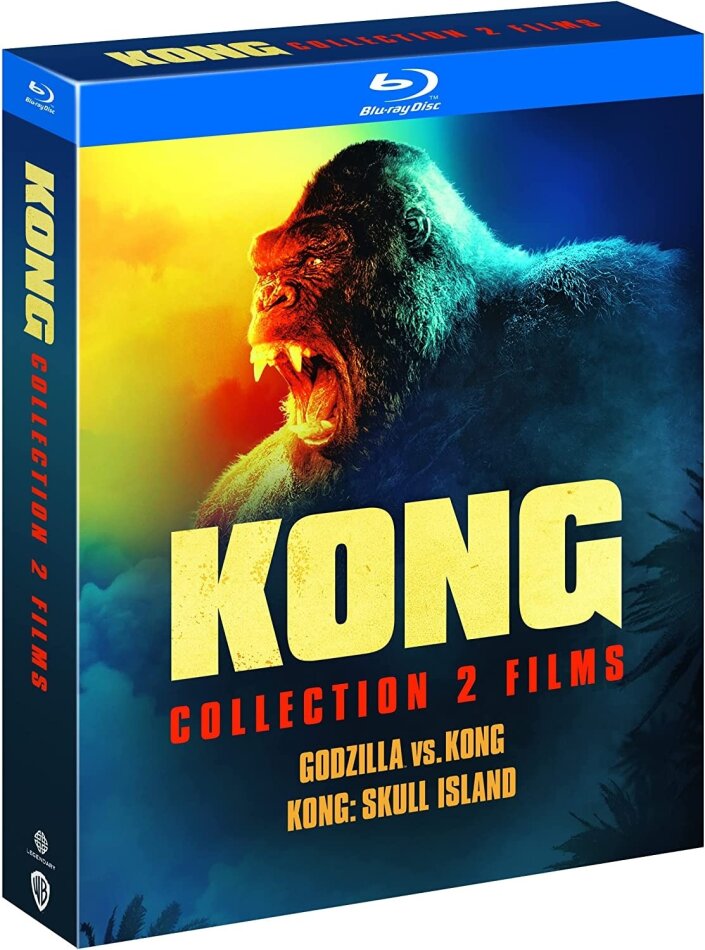 Godzilla vs. Kong (2021) / Kong: Skull Island (2017) 2 Blu-ray