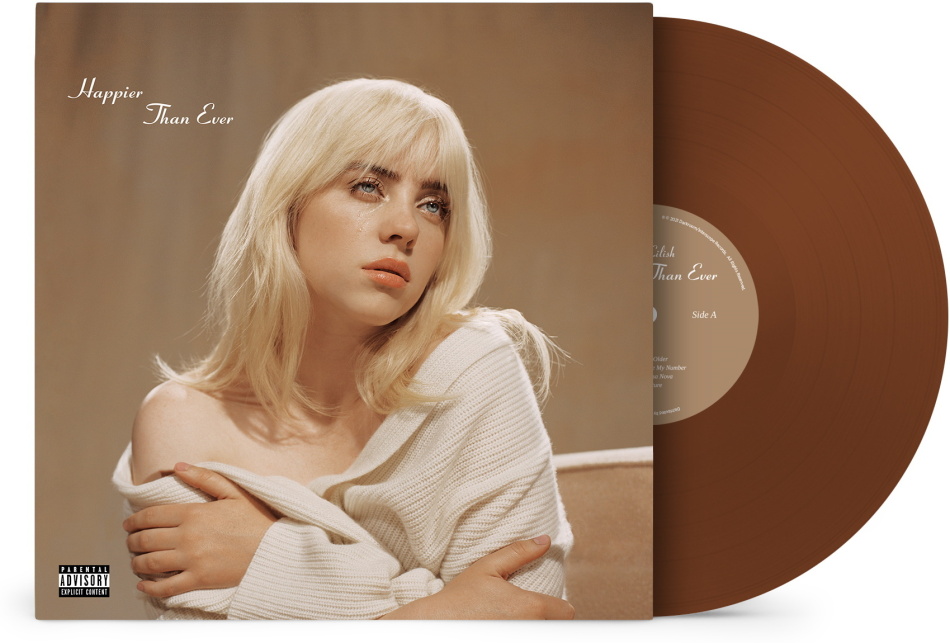 Billie Eilish - Happier Than Ever CH Exclusive, Edizione Limitata, Opaque Brown, LP