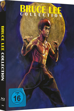 Bruce Lee Collection (Cover A, Limited Edition, Mediabook, Uncut, 4 Blu-rays)