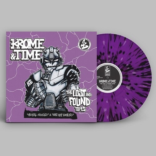 Krome & Time - Lost And Found Tapes - EP Purple With White & Black Splatter Vinyl, 12" Maxi