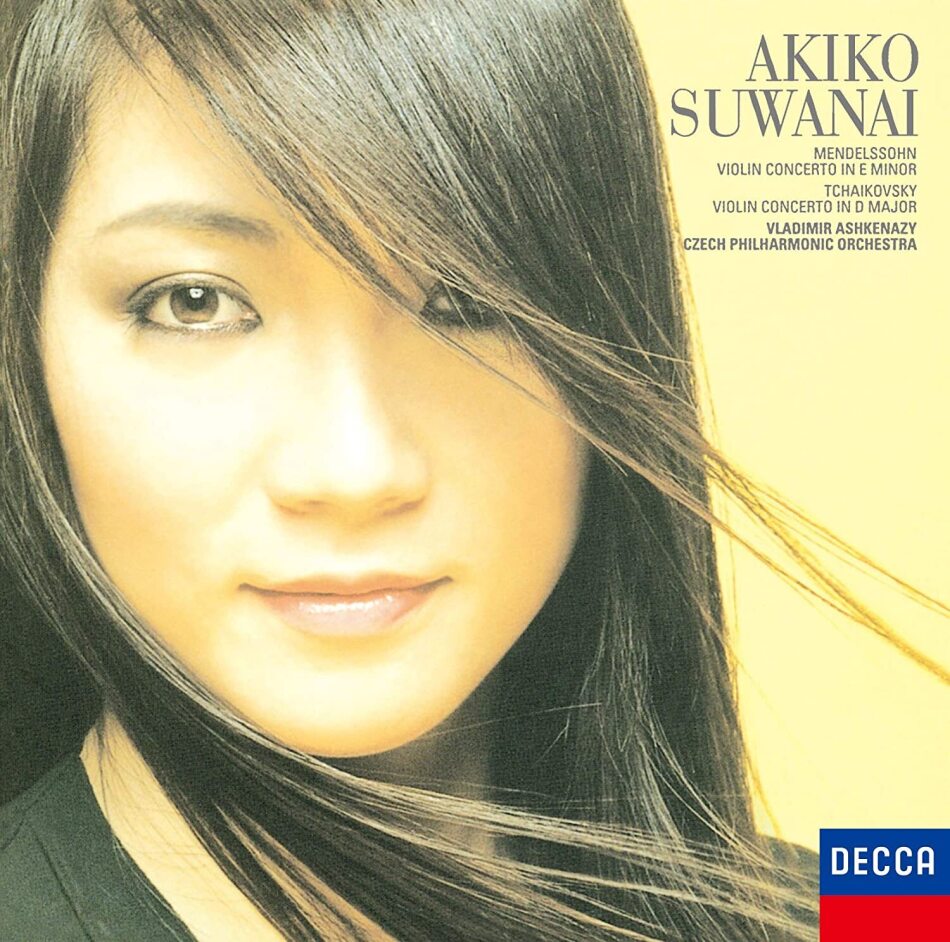 Felix Mendelssohn-Bartholdy (1809-1847), Peter Iljitsch Tschaikowsky (1840-1893), Vladimir Ashkenazy, Akiko Suwanai & Czech Philharmonic Orchestra - violin Concertos Japan Edition