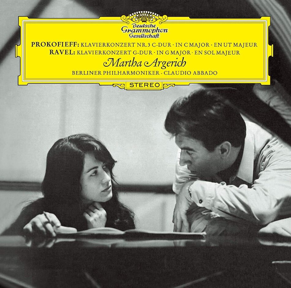 Serge Prokofieff (1891-1953), Maurice Ravel (1875-1937), Claudio Abbado, Martha Argerich & Berliner Philharmoniker - Prokofiev: Piano Cto 3 / Ravel: Piano Cto In G Japan Edition