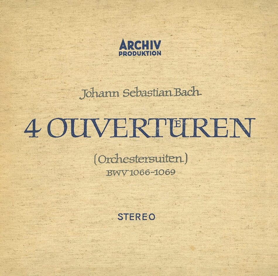 Johann Sebastian Bach (1685-1750), Karl Richter & Münchener Bach Orchester - 4 Orchestral Suites Japan Edition