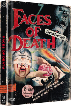 Faces of Death (1978) (Cover E, Limited Edition, Mediabook, Uncut, Blu-ray + DVD)