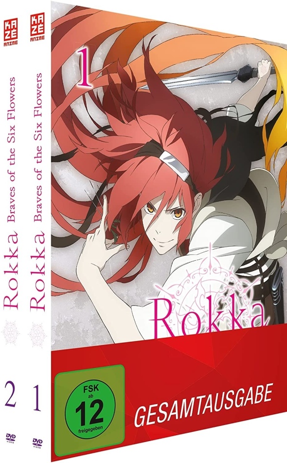 Rokka: Braves of the Six Flowers Gesamtausgabe, 2 DVDs