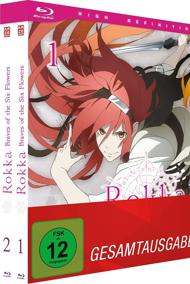Rokka: Braves of the Six Flowers Gesamtausgabe, 2 Blu-rays