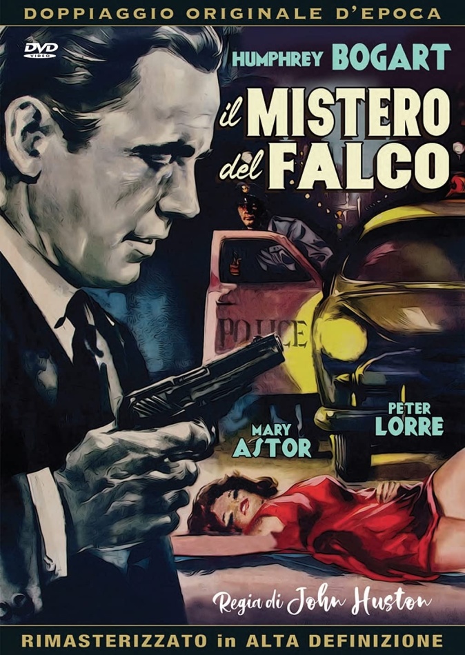 Il mistero del falco (1941) Doppiaggio Originale D'epoca, HD-Remastered, n/b, Riedizione