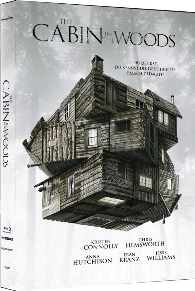 The Cabin in the Woods (2012) Cover C, Limited Edition, Mediabook, 4K Ultra HD + Blu-ray