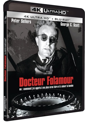 Docteur Folamour - ou: comment j'ai appris à ne plus m'en faire et à aimer la bombe (1964) (b/w, 4K Ultra HD + Blu-ray)