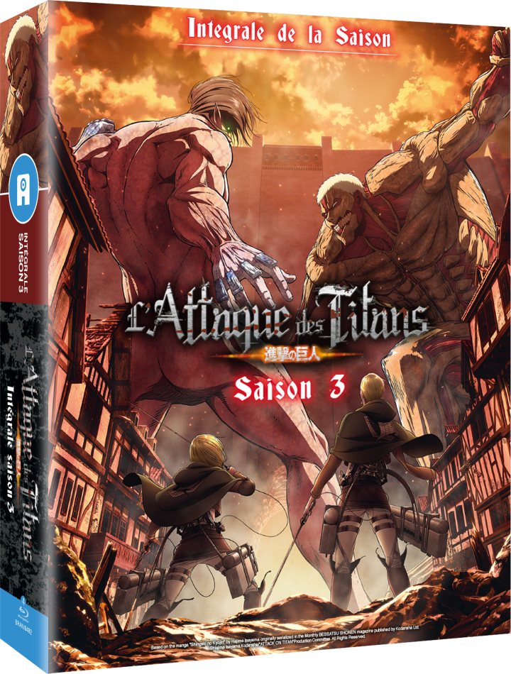 L'Attaque des Titans - Saison 3 - Intégrale 4 Blu-ray